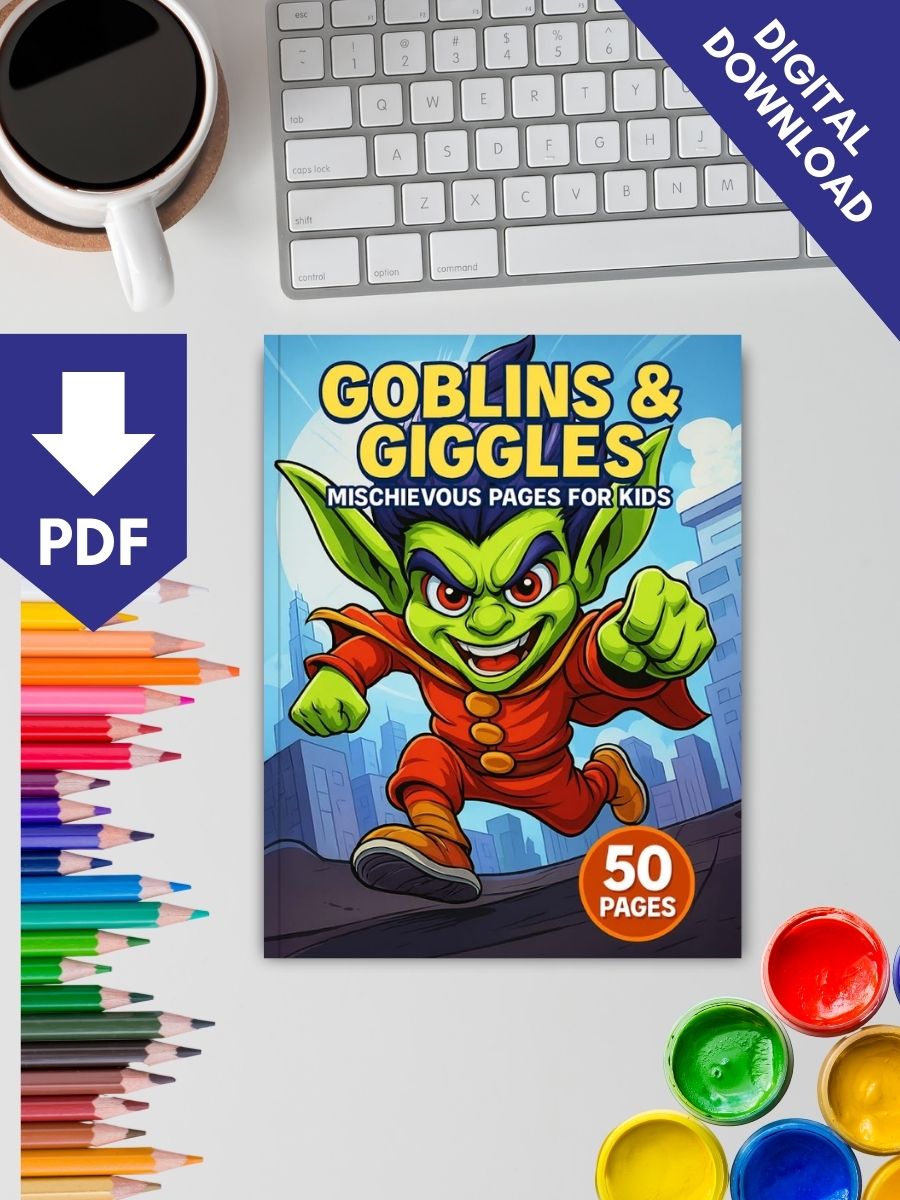 Goblins & Giggles – 50 Mischievous Pages for Kids - Image 2