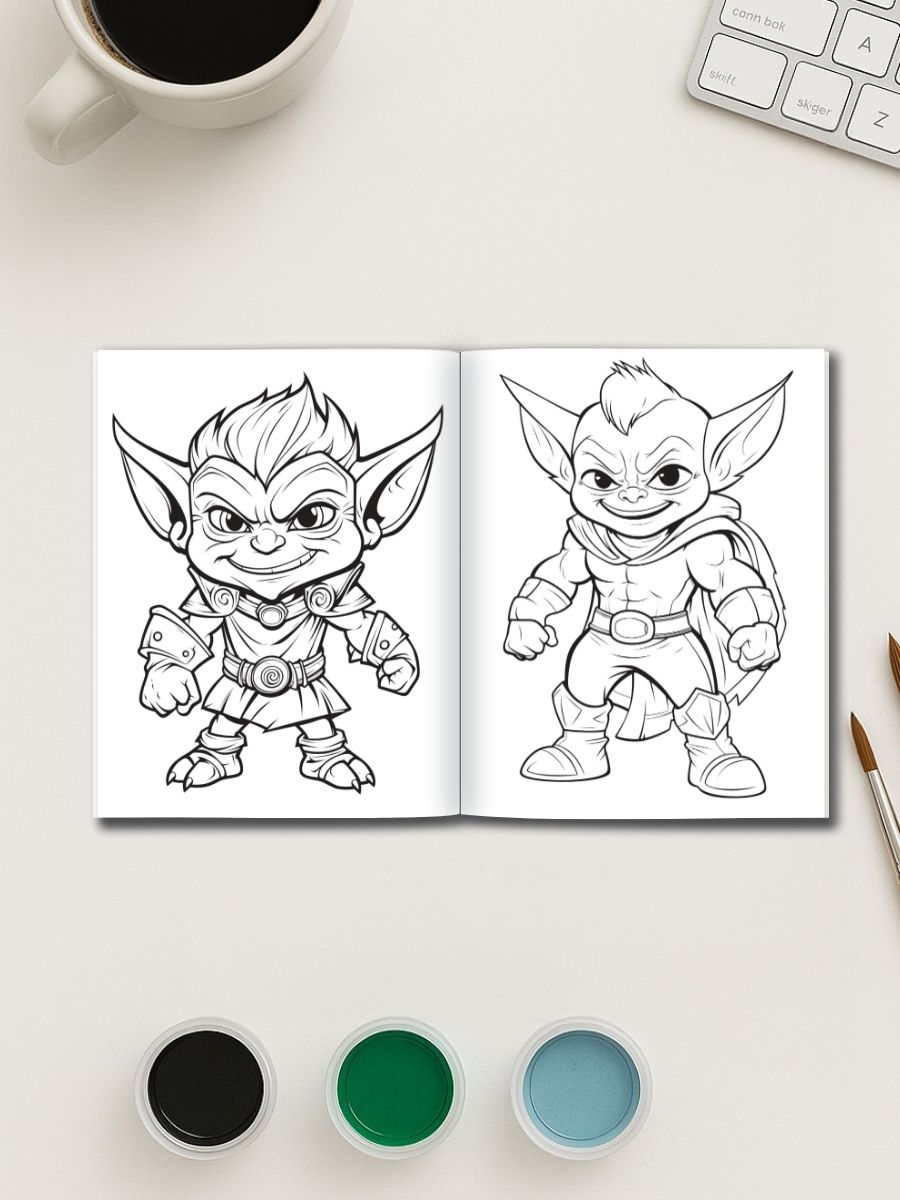 Goblins & Giggles – 50 Mischievous Pages for Kids - Image 3