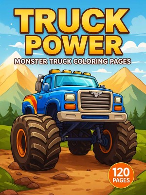 Truck Power – 120 Monster Truck Coloring Pages